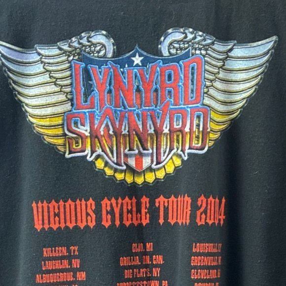 2004 Lynyrd Skynyrd Vicious Cycle Tour Concert Tee - Picture 10 of 14